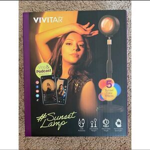 Vivitar Sunset Lamp For Vlogging/Photography